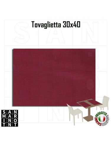 Tovaglietta Americana Bordeaux 30x40