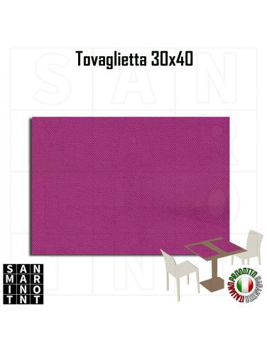 Tovaglietta Americana fuxia 30x40