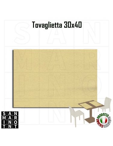 Tovaglietta Americana champagne 30x40