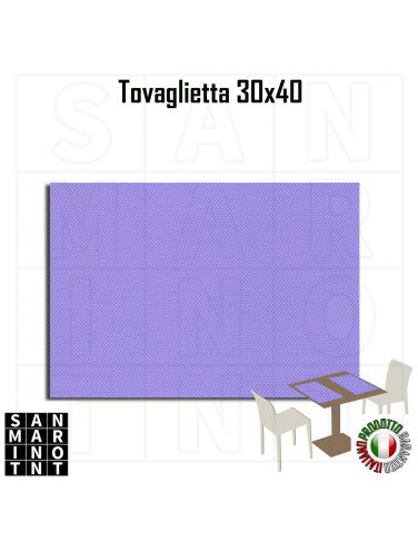 Tovaglietta Americana lilla 30x40