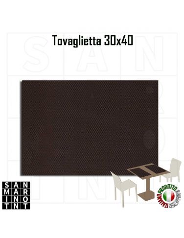 Tovaglietta Americana Marrone 30x40