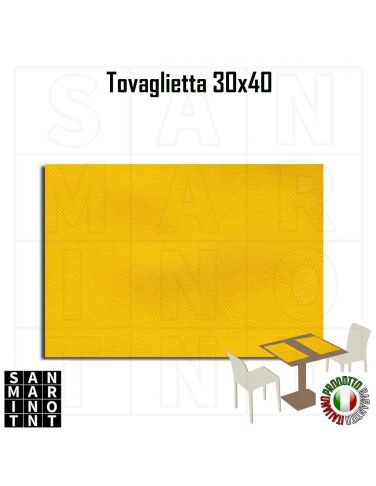 Tovaglietta Americana Giallo 30x40