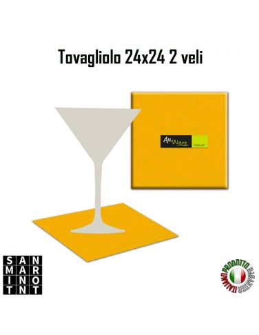 Tovagliolo 2 veli 24x24 pz. 50