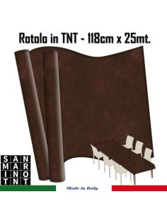 Rotolo in TNT cm.118x25 mt colore marrone