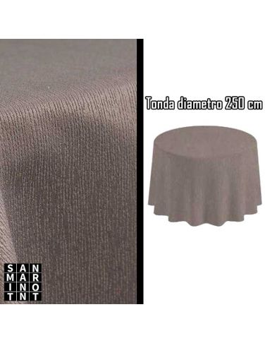 Tovaglie antimacchia tonde in poliestere 250 cm