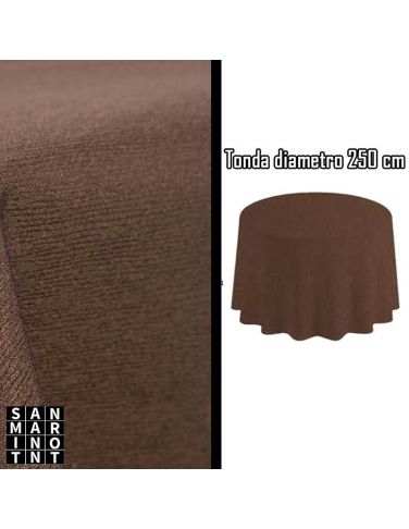 Tovaglie antimacchia tonde in poliestere 250 cm