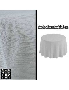 Tovaglie antimacchia tonde in poliestere 250 cm