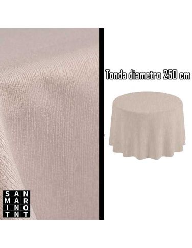 Tovaglie antimacchia tonde in poliestere 250 cm