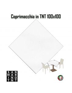 Coprimacchia 100x100 in tnt colore Bianco
