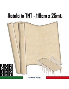 Rotolo in TNT cm.118x25 mt colore  sabbia