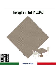 Tovaglia 140x140 in tnt colore CRETA