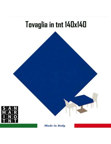 Tovaglia 140x140 in tnt colore Blu...