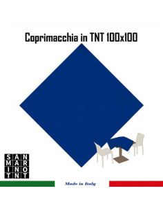 Coprimacchia 100x100 in tnt colore Blu