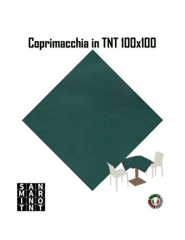 Coprimacchia 100x100 in tnt colore Verde Scuro