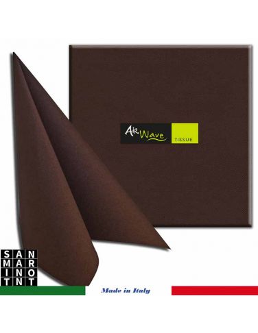 Tovagliolo 2 veli Airwave 40x40 marrone