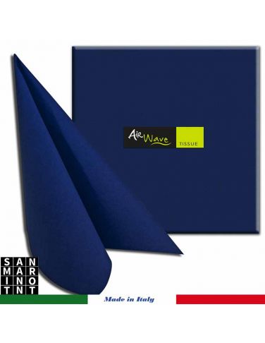 Tovaglioli monouso 2 veli Airwave 40x40 blu