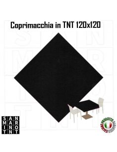 Coprimacchia 120x120 in tnt colore Nero