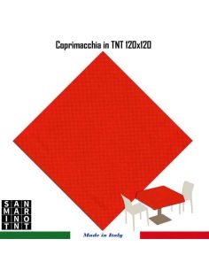 Coprimacchia 120x120 in tnt colore Rosso