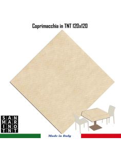 Coprimacchia 120x120 in tnt colore Sabbia