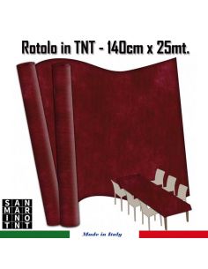 Rotoli in TNT cm.140x25 mt bordeaux