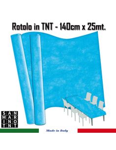 Rotoli in TNT cm.140x25 mt celeste