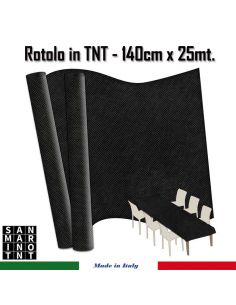 Rotoli in TNT cm.140x25 mt nero