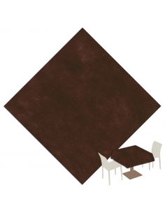 Coprimacchia 120x120 in tnt colore Marrone