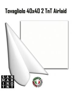 Tovagliolo in Airlaid Bianco 40x40