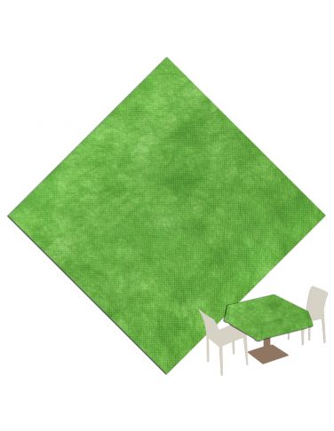 Tovaglia in tnt monouso 140x140 colore verde mela