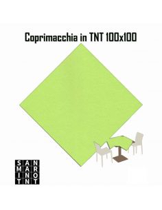 Coprimacchia 100x100 in tnt colore Verde Mela