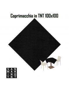 Coprimacchia 100x100 in tnt colore Nero