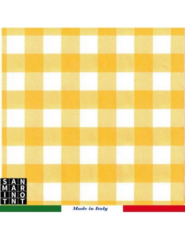 Tovagliolo in Airlaid BISTROT giallo 40x40 pz.750