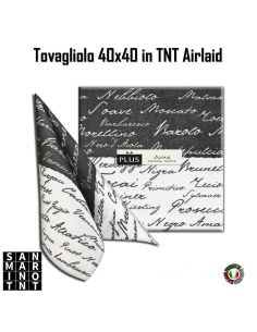 Tovagliolo in Airlaid Wine Nero 40x40 pz.800