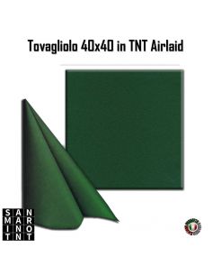 Tovagliolo in Airlaid Verde...