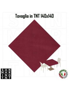 Tovaglie 140x140 in tnt colore Bordeaux 2