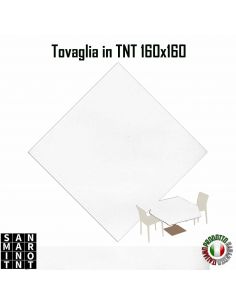 Tovaglia 160x160 in tnt colore Bianco